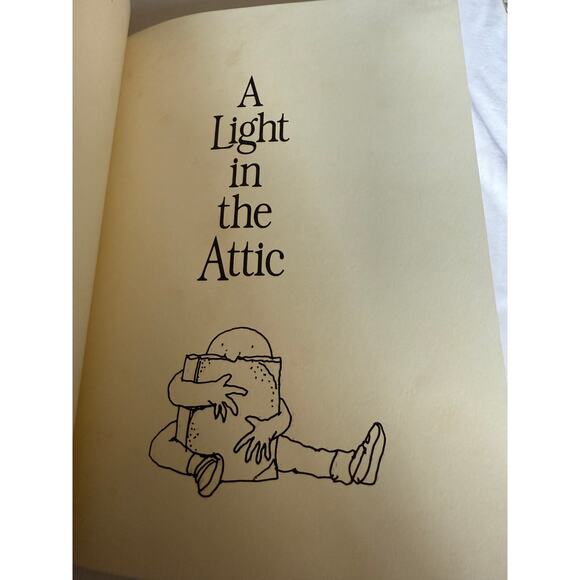 A Light In The Attic - Shel Silverstein - Snake Eye Music 1974 Edition Hardcover - Picture 9 of 16